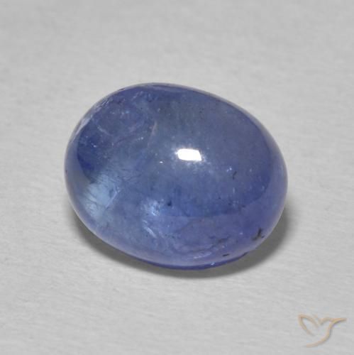 Tanzanita Celeste natural de 4.08 ct, Ovalada, Transparente