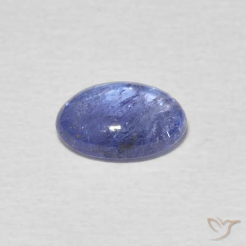 Tanzanita Azul claro natural de 1.22 ct, Ovalada, Transparente
