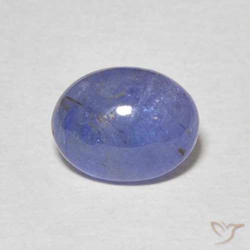2.39ct Natural Azul violeta intenso tanzanita, Ovalada, Translúcido