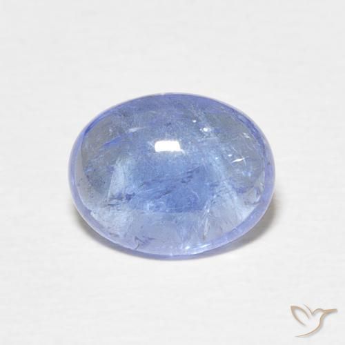 2.37ct Natural Azul violeta claro tanzanita, Ovalada, Transparente