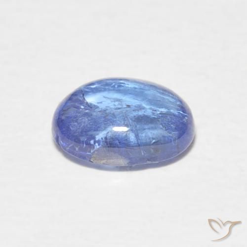 Tanzanita Azul claro natural de 1.63 ct, Ovalada, Transparente