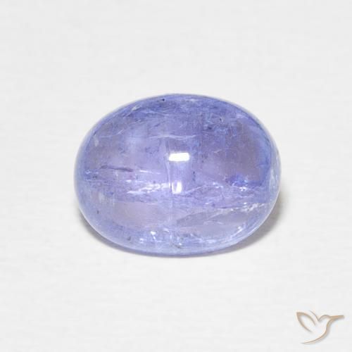 2.46ct Natural Azul violeta intenso tanzanita, Ovalada, Transparente