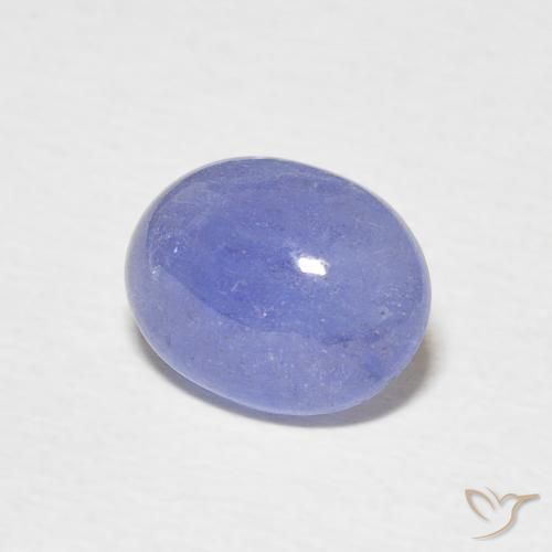 Tanzanita Azul violeta intenso natural de 2.19 ct, Ovalada, Translúcido