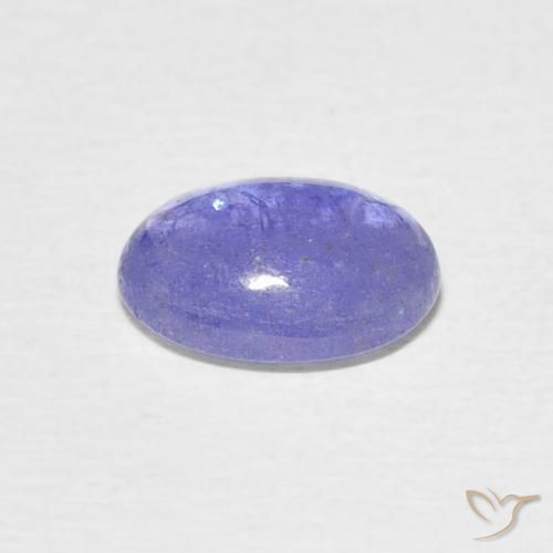 Tanzanita Azul pastel natural de 2.00 ct, Ovalada, Transparente
