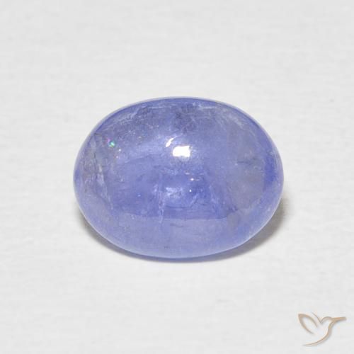 2.10ct Natural Azul pastel tanzanita, Ovalada, Transparente