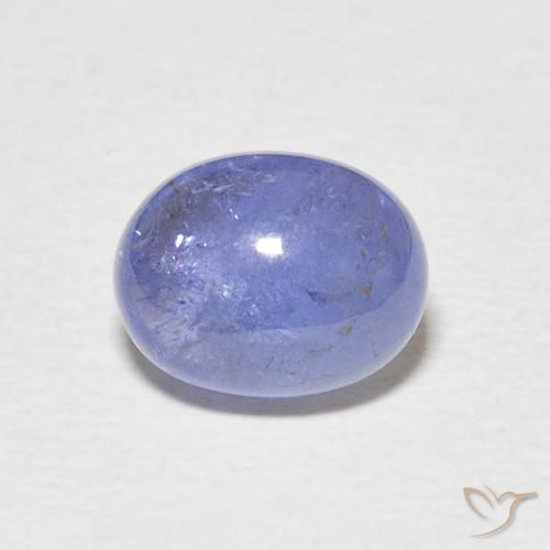 2.97ct Natural Azul violeta intenso tanzanita, Ovalada, Transparente