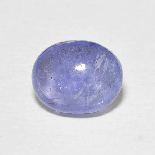 2.45ct Natural Azul claro tanzanita, Ovalada, Transparente