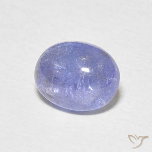 Tanzanita Azul claro natural de 2.39 ct, Ovalada, Transparente