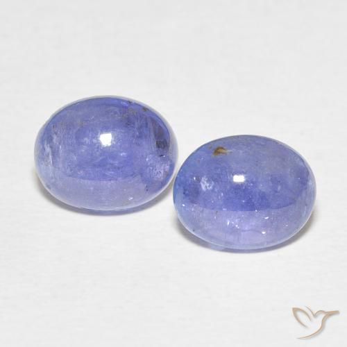 4.74ctw Natural Azul violeta claro tanzanita, Ovalada, Transparente