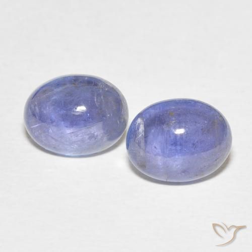 4.69ctw Natural Azul violeta claro tanzanita, Ovalada, Transparente