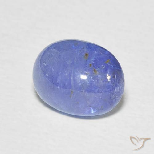 Tanzanita Azul violeta intenso natural de 2.71 ct, Ovalada, Translúcido