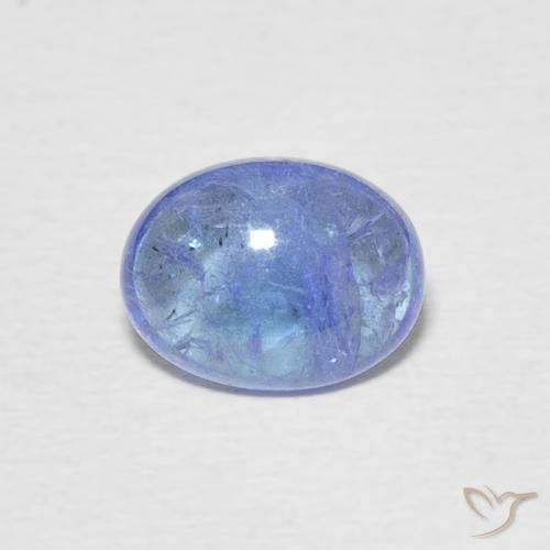 1.46ct Natural Azul violeta claro tanzanita, Ovalada, Transparente