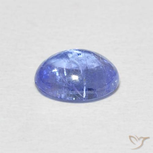 Tanzanita Azul claro natural de 1.65 ct, Ovalada, Transparente