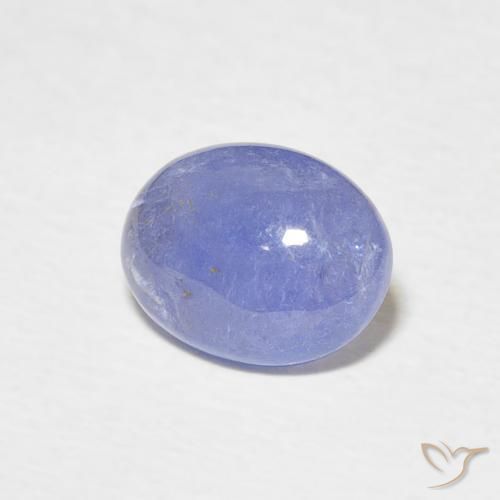 Tanzanita Azul violeta natural de 2.17 ct, Ovalada, Translúcido