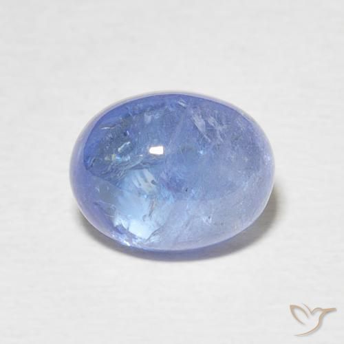 2.97ct Natural Azul claro tanzanita, Ovalada, Transparente