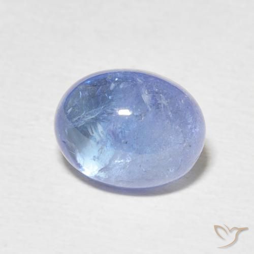 Tanzanita Azul claro natural de 2.97 ct, Ovalada, Transparente