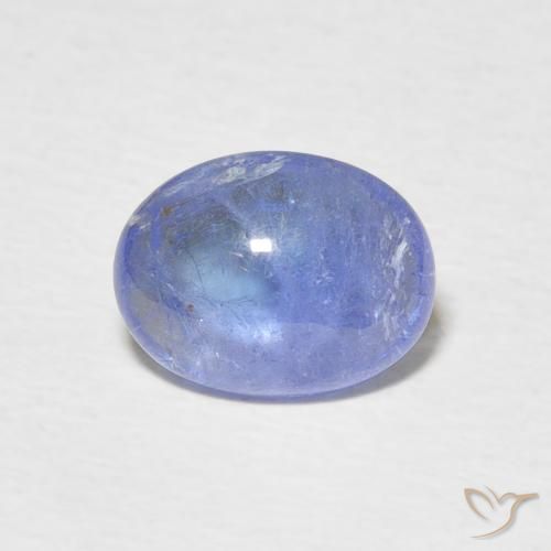 1.88ct Natural Azul claro tanzanita, Ovalada, Transparente