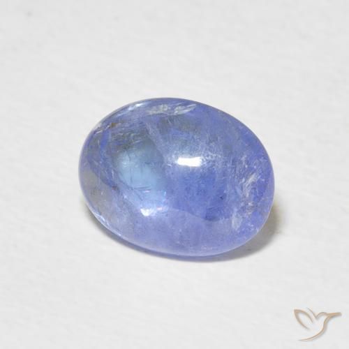Tanzanita Azul claro natural de 1.88 ct, Ovalada, Transparente