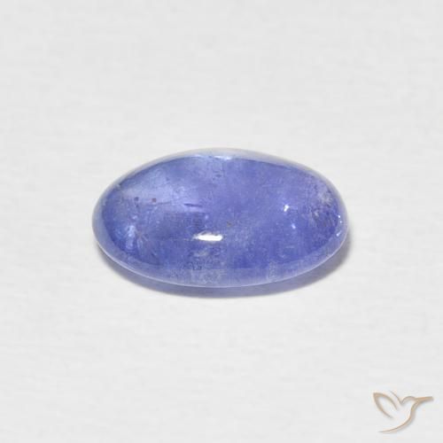 Tanzanita Azul claro natural de 1.88 ct, Ovalada, Transparente