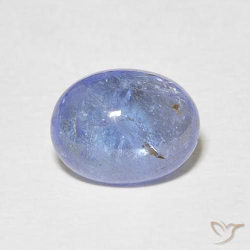 2.93ct Natural Azul claro tanzanita, Ovalada, Transparente