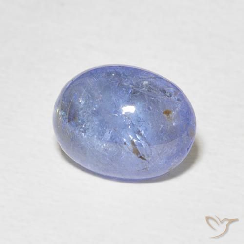 Tanzanita Azul claro natural de 2.93 ct, Ovalada, Transparente