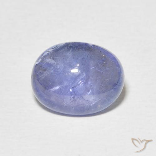 3.61ct Natural Azul intenso tanzanita, Ovalada, Transparente