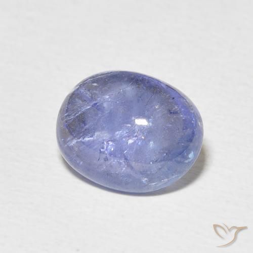 Tanzanita Azul intenso natural de 3.61 ct, Ovalada, Transparente