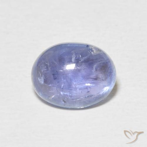 2.35ct Natural Azul violeta claro tanzanita, Ovalada, Transparente