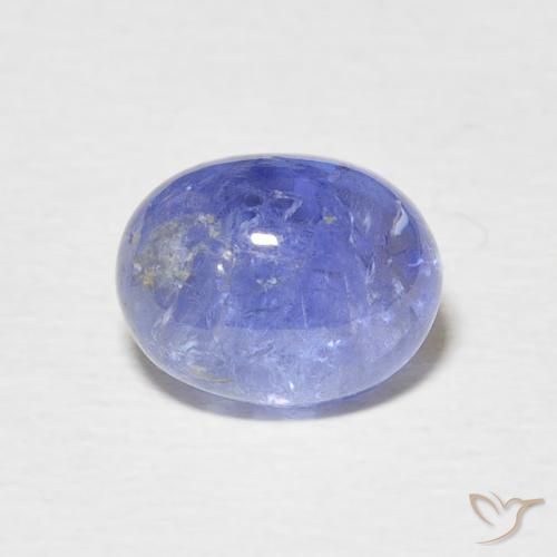 2.84ct Natural Azul oscuro tanzanita, Ovalada, Transparente
