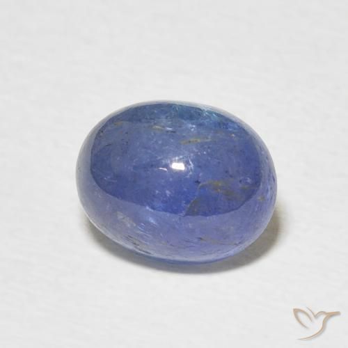 Tanzanita Azul púrpura eléctrico natural de 2.92 ct, Ovalada, Translúcido