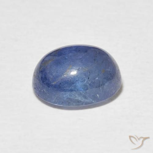 Tanzanita Azul púrpura eléctrico natural de 2.92 ct, Ovalada, Translúcido