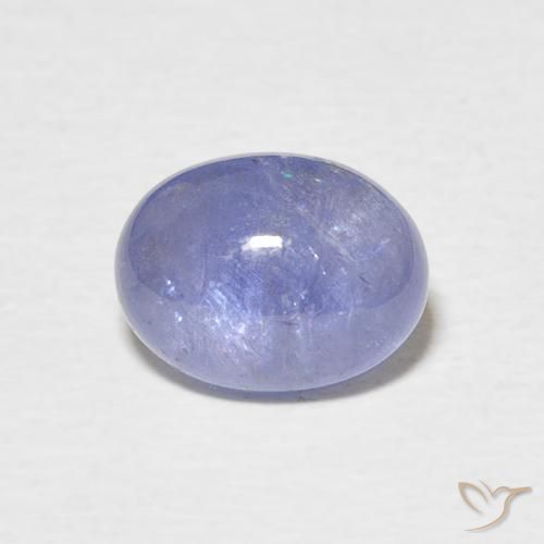 2.36ct Natural Azul púrpura eléctrico tanzanita, Ovalada, Transparente