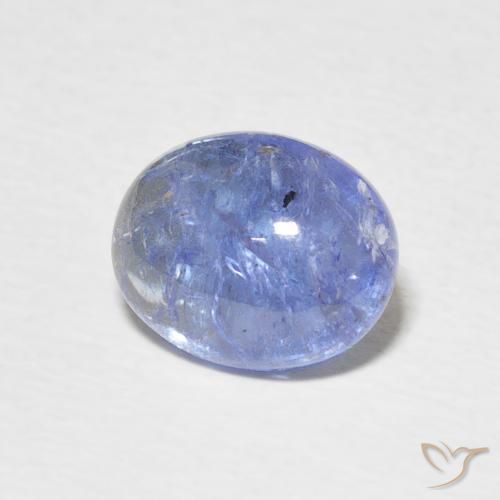 Tanzanita Azul intenso natural de 3.02 ct, Ovalada, Transparente