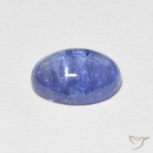 Tanzanita Azul intenso natural de 3.02 ct, Ovalada, Transparente