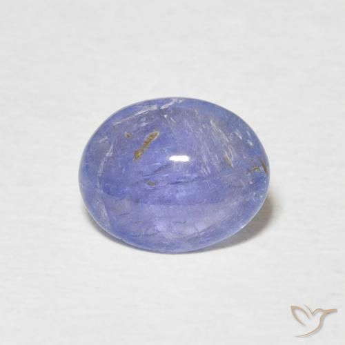 1.75ct Natural Azul oscuro tanzanita, Ovalada, Transparente