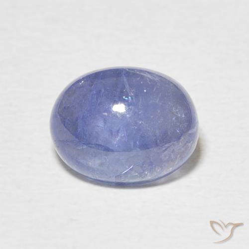 2.84ct Natural Azul oscuro tanzanita, Ovalada, Transparente