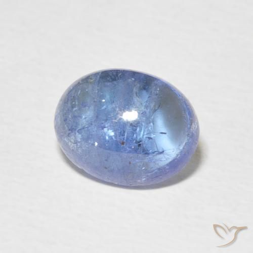 Tanzanita Celeste natural de 2.27 ct, Ovalada, Transparente
