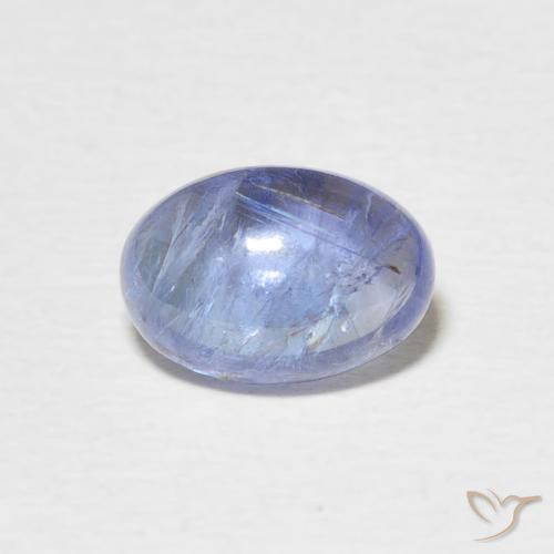1.88ct Natural Celeste tanzanita, Ovalada, Transparente