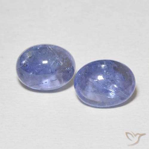 4.92ctw Natural Azul intenso Tanzanita, Ovalada, Transparente
