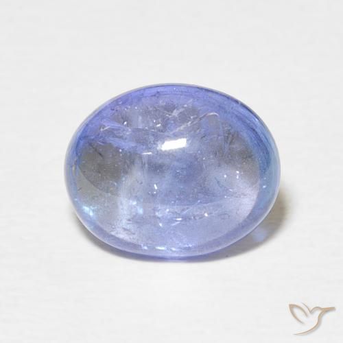 3.17ct Natural Azul claro tanzanita, Ovalada, Transparente