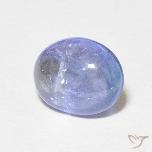 Tanzanita Azul claro natural de 3.17 ct, Ovalada, Transparente