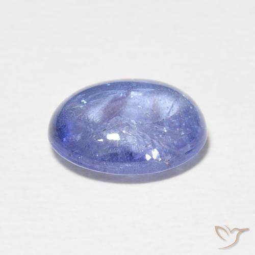 Tanzanita Azul claro natural de 3.17 ct, Ovalada, Transparente