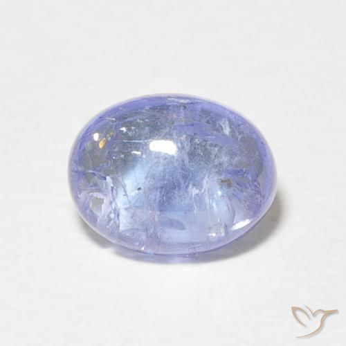 2.79ct Natural Azul claro tanzanita, Ovalada, Transparente