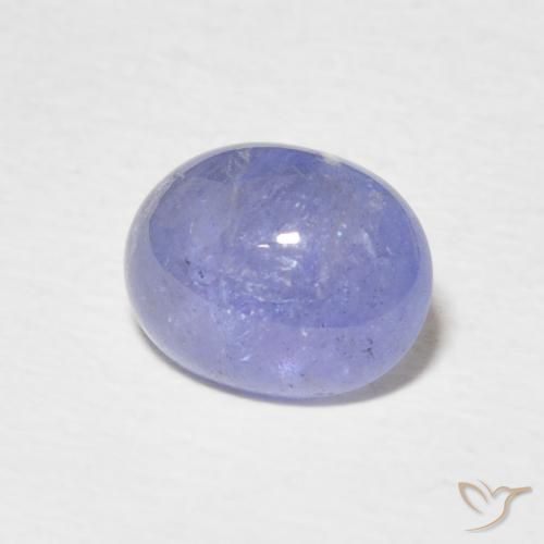 Tanzanita Azul violeta intenso natural de 2.50 ct, Ovalada, Translúcido