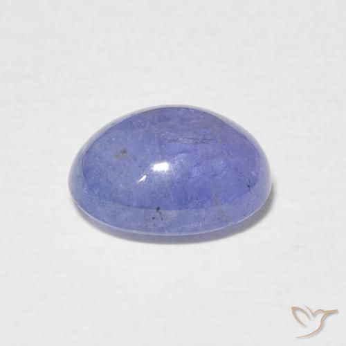 Tanzanita Azul violeta intenso natural de 2.50 ct, Ovalada, Translúcido