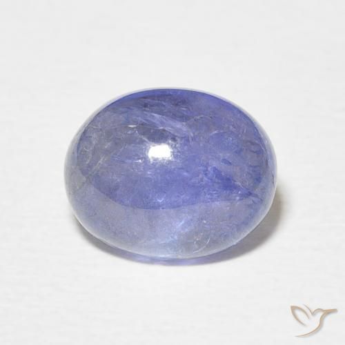 3.89ct Natural Azul pastel tanzanita, Ovalada, Translúcido