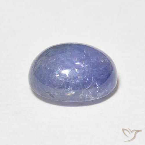 Tanzanita Azul pastel natural de 3.89 ct, Ovalada, Translúcido