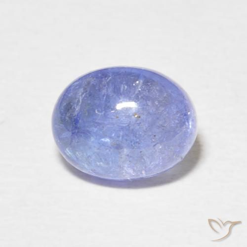 3.07ct Natural Azul violeta tanzanita, Ovalada, Transparente