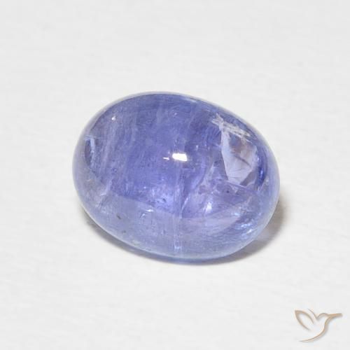 Tanzanita Azul violeta natural de 2.67 ct, Ovalada, Transparente