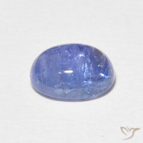Tanzanita Azul violeta natural de 2.67 ct, Ovalada, Transparente